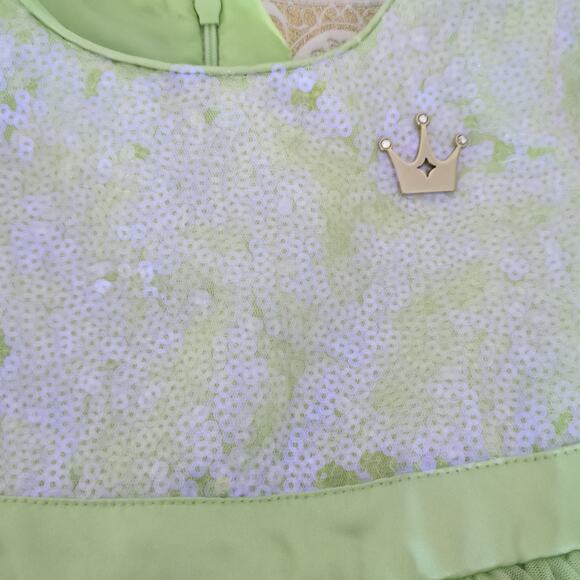 Disney Store Girls Princess Tiana Fancy Dress size 4 EUC - Picture 2 of 12